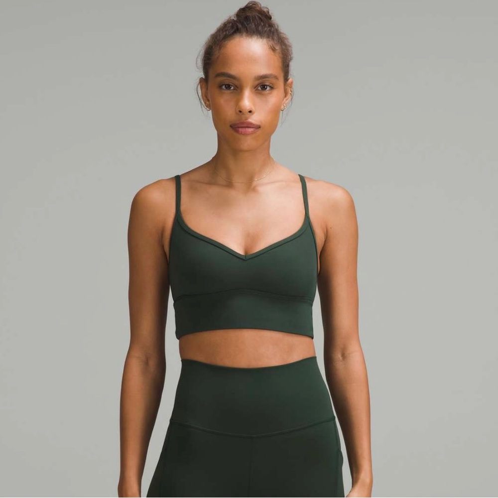 Lululemon Legacy Green Sweetheart Bra